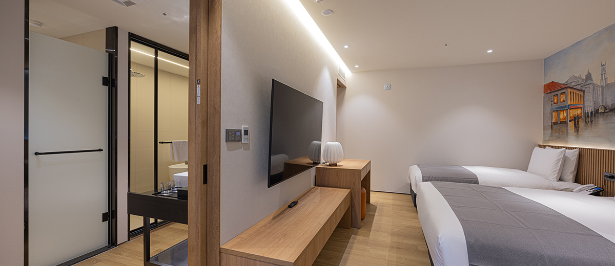 캐쥬얼 하프 트윈